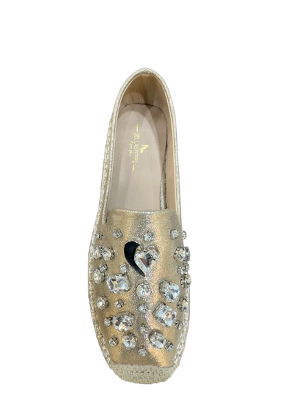 Shimmering Jewel Espadrille Loafers
