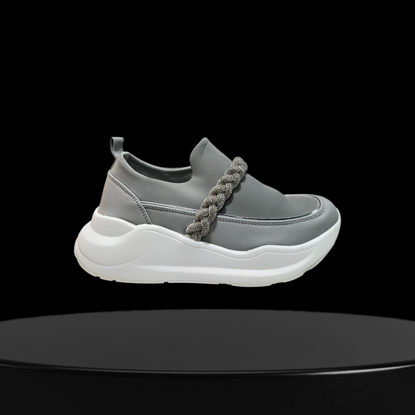 Crystal Chain Kick Sneaker