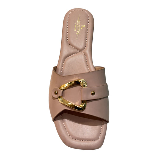 Elegant Edge Square-Toe Slides