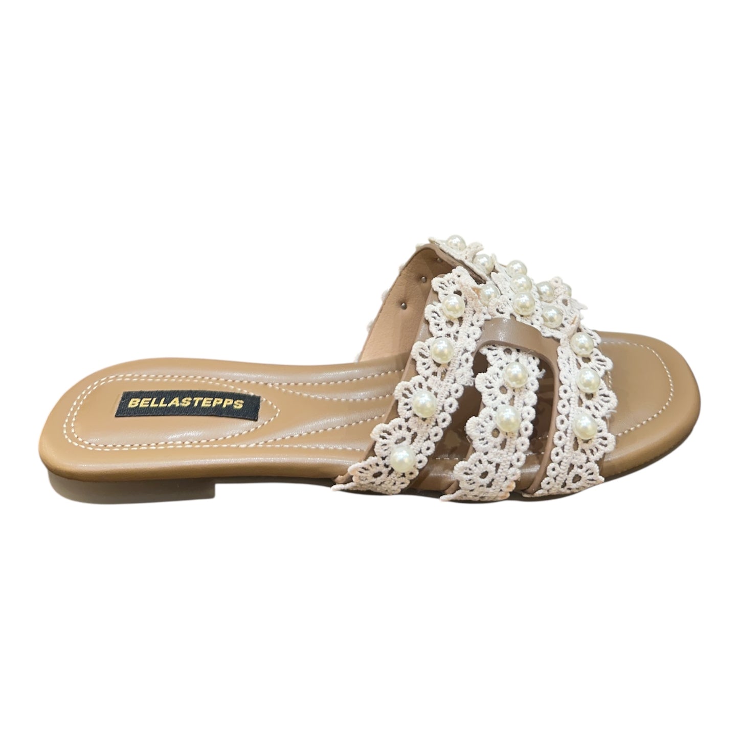 Pearl Lace Bliss Flats
